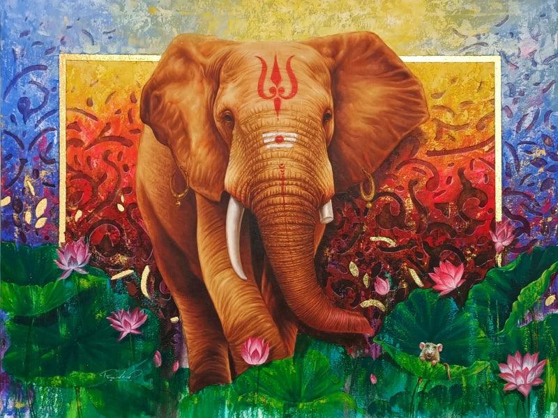 Original elephant outlet art