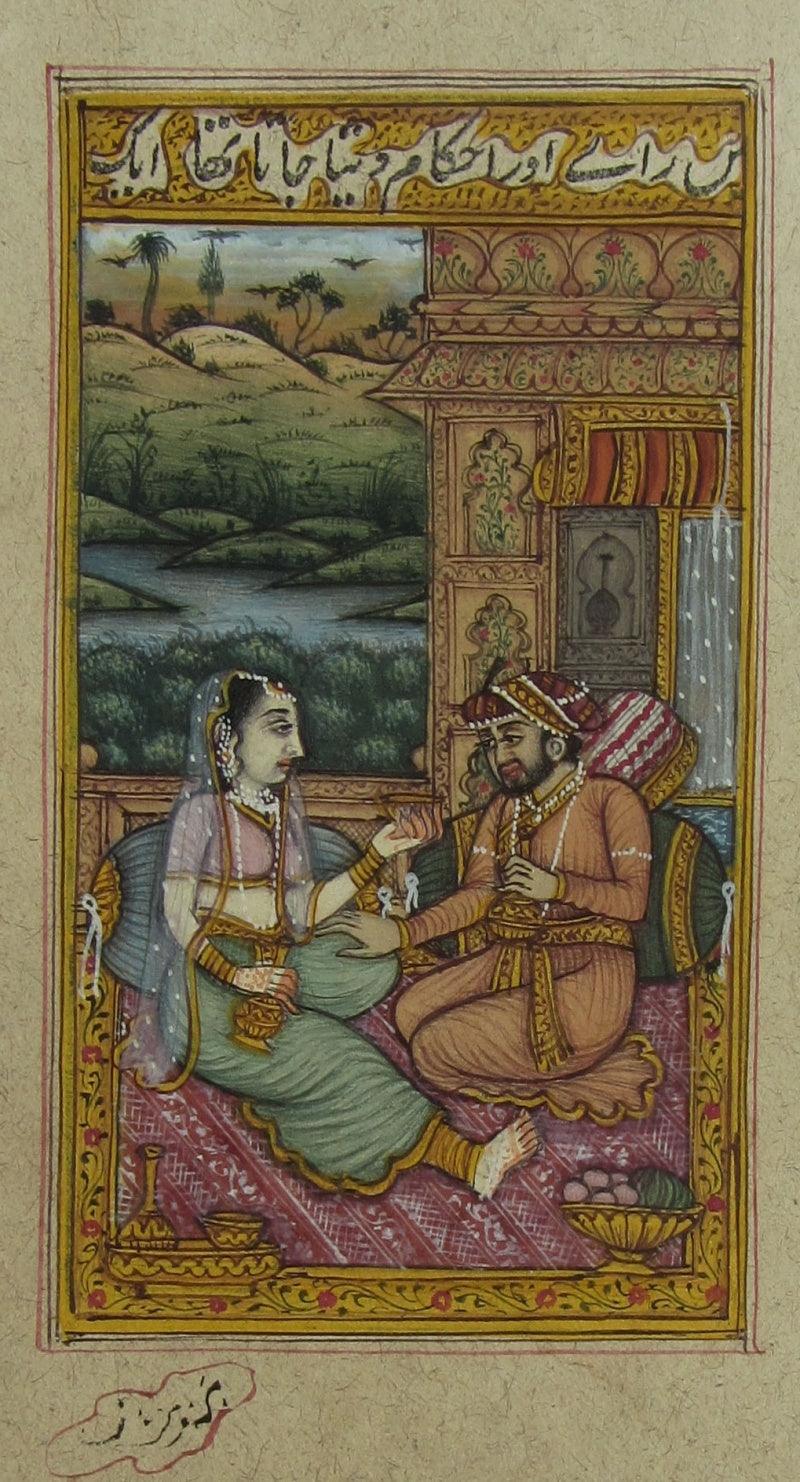 mughal love paintings