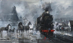 Railway Train Paintings