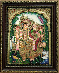 Radha Krishna Tanjore Paintings