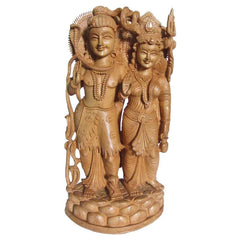 Wooden Shiva Statues & Carvings