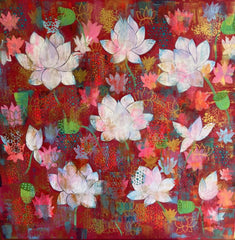 Lotus Paintings & Artworks on Canvas for Walls