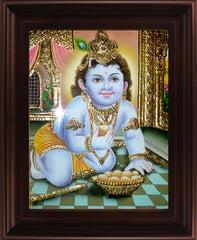 Krishna Tanjore Paintings & Art