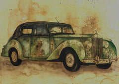 Vintage Car Art & Paintings | Drive Your Dream on Your Walls