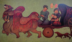 Vivid Bullock Cart Paintings: Capture the Essence of Rural India