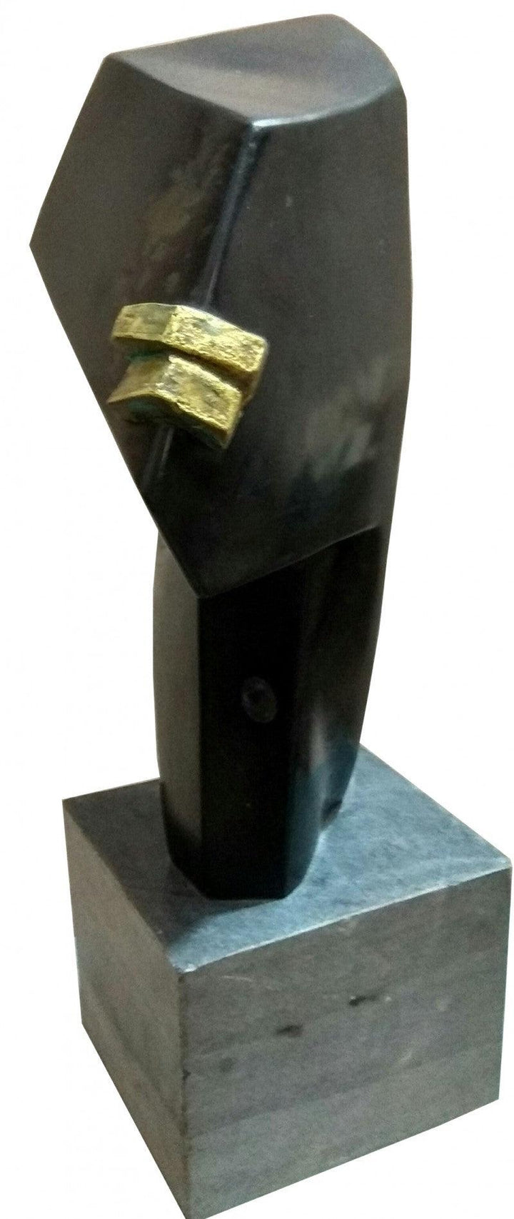 Figurative sculpture titled 'Untitled 10', 22x10x8 inches, by artist Pradeep Jogdand on Black Marble