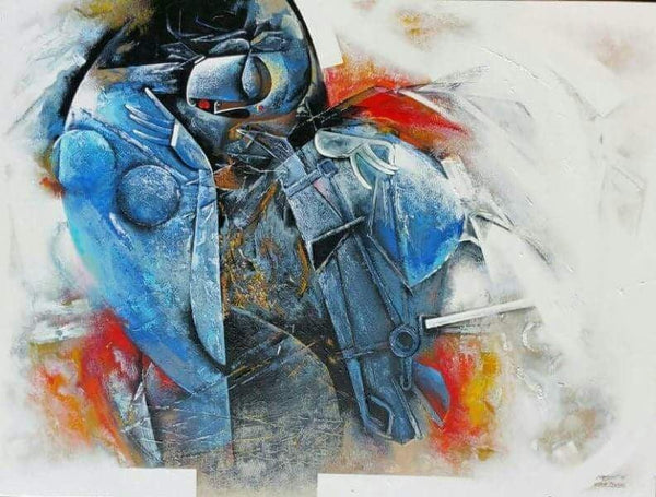 Figurative acrylic painting titled 'Untitled', 36x48 inches, by artist Vishal Phasale on Canvas