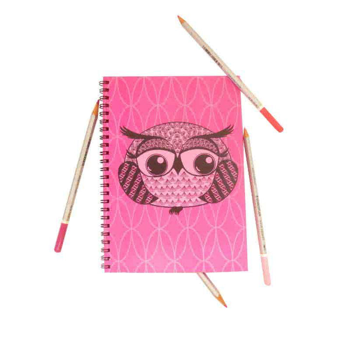 Lifestyle craft titled 'Baby Boo Boo Notebook', 8x6 inches, by artist Rithika Kumar on Paper