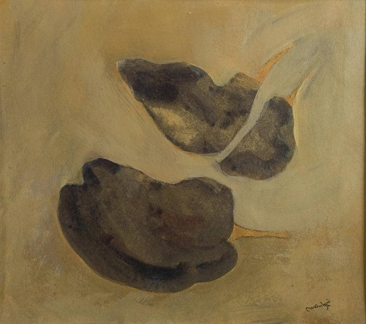 Food acrylic painting titled 'Black Chillies', 9x8 inches, by artist Mahendra Parmar on Paper