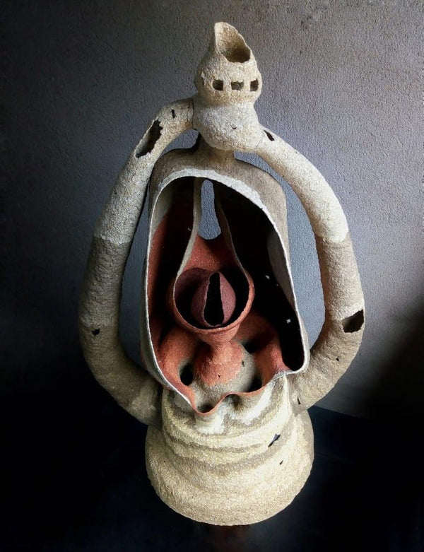 Still-life sculpture titled 'Depth Of Light', 36x24x18 inches, by artist Vivek Das on Paper Mache