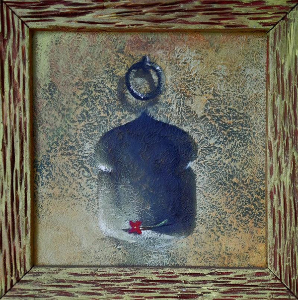 Still-life acrylic painting titled 'Devli', 12x12 inches, by artist Gopal Pardeshi on Canvas