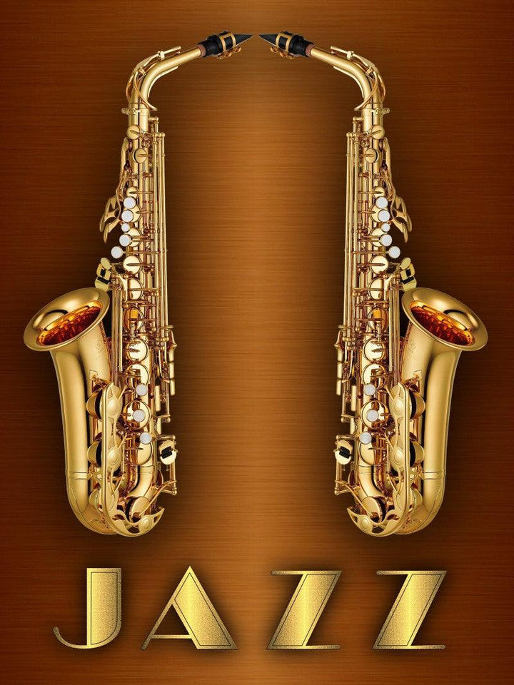 Music photography titled 'Gold jazz', 15x11 inches, by artist Shavit Mason on