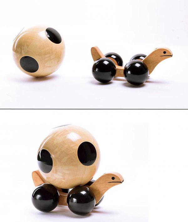 Toys craft titled 'Jombo Soccer Wooden Toy', 4x2x3 inches, by artist Oodees Toys on wood