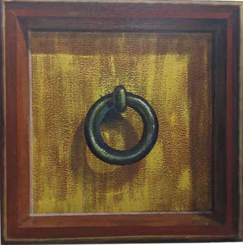 Still-life acrylic painting titled 'Devli 4', 30x30 inches, by artist Gopal Pardeshi on Canvas