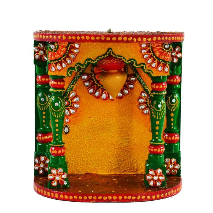 Lifestyle craft titled 'Kundan Mandir(Temple)', 12x8x4 inches, by artist E Craft on Paper