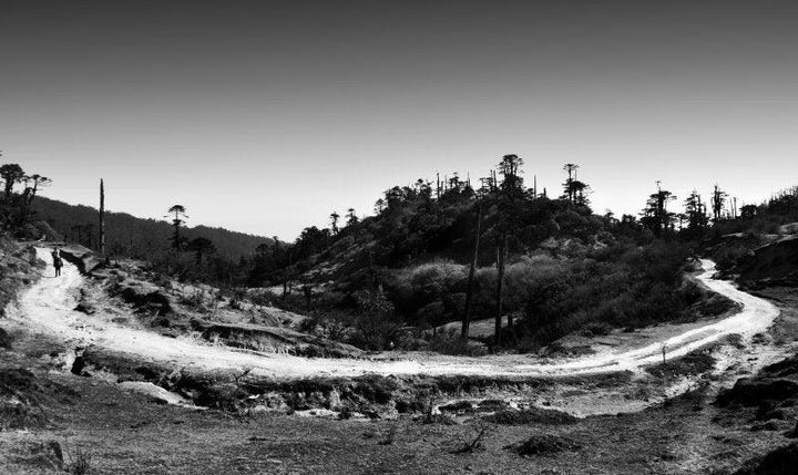 Nature photography titled 'Landscape 35', 11x19 inches, by artist Satyaki Biswas on