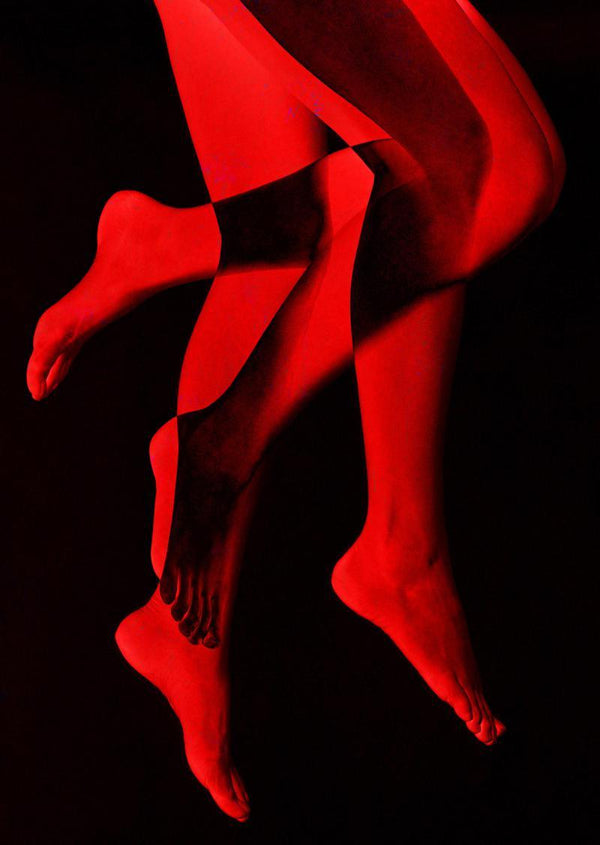 Figurative Digital Painting digital art titled 'Legs', 24x18 inches, by artist Suraj Lazar on canvas