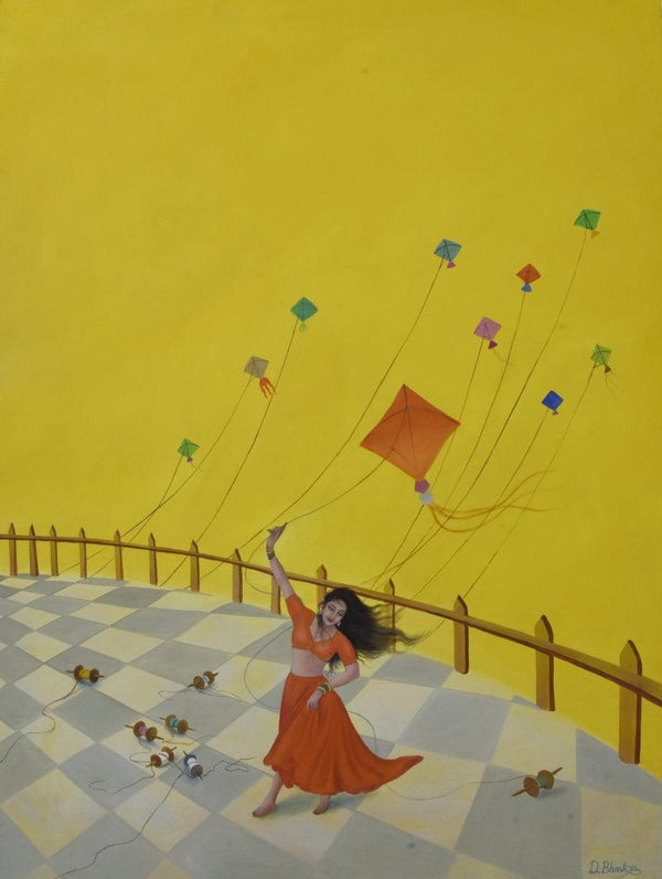 Still-life oil painting titled 'Liberate', 48x36 inches, by artist Durshit Bhaskar on Canvas