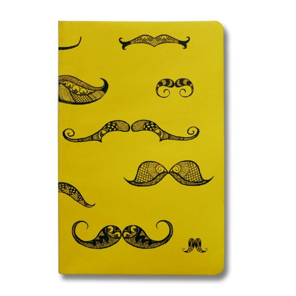 Lifestyle craft titled 'Moustache Book', 8x6 inches, by artist Sejal M on Paper