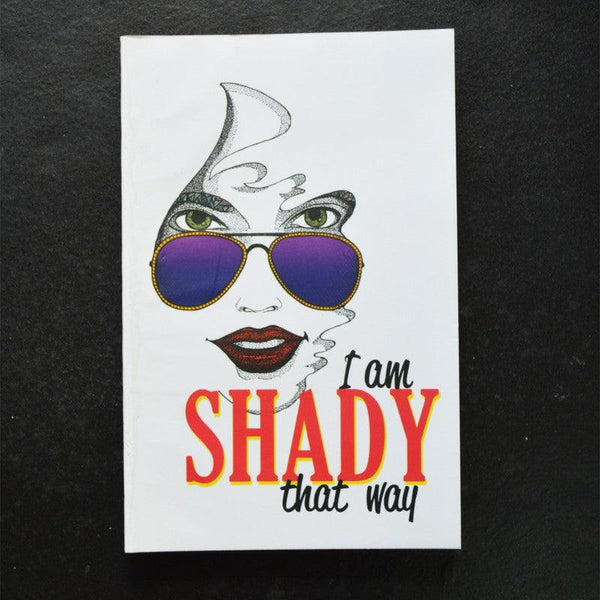 Lifestyle craft titled 'Ms Shady Book', 8x6 inches, by artist Sejal M on Paper