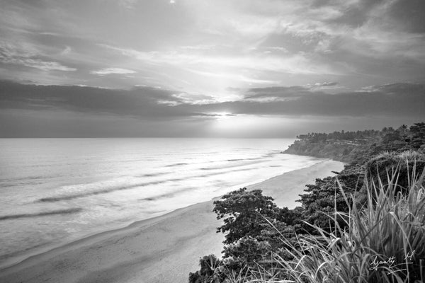 Photograph print titled 'Ocean Beach Cliffs', 24x36 on Paper, by artist Gautham Manohar