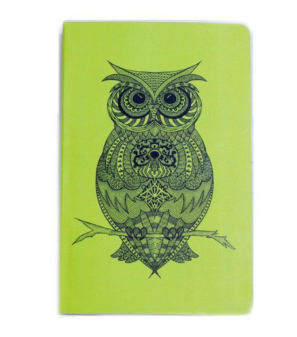 Lifestyle craft titled 'Owl Book', 8x6 inches, by artist Sejal M on Paper