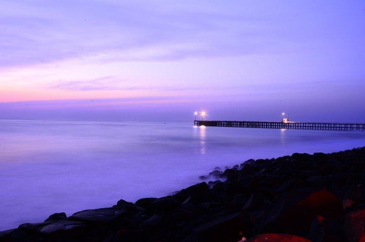 Scenic photography titled 'Pondicherry', 11x17 inches, by artist Sawant Tandle on