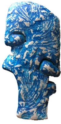 Figurative sculpture titled 'Portreat 1', 7x4x2 inches, by artist Ashwam Salokhe on Fiberglass