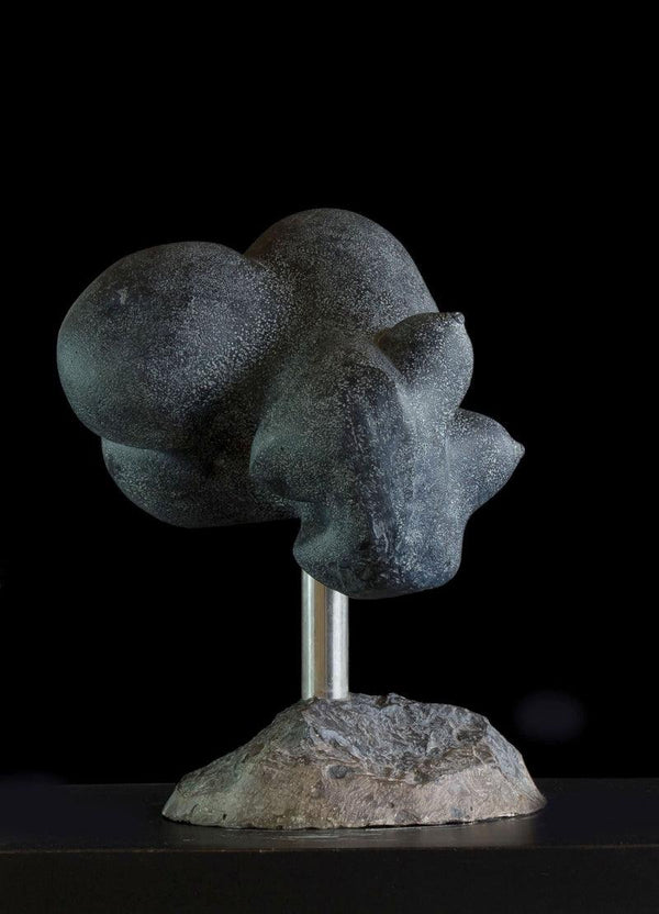 Figurative sculpture titled 'Pregnant Torso', 13x11x9 inches, by artist Rajendra Pradhan on Resin