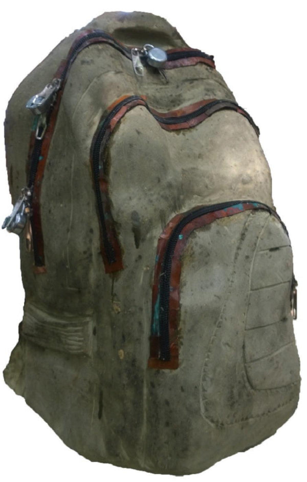 Still-life sculpture titled 'Secret', 24x12x18 inches, by artist Ashwam Salokhe on stone