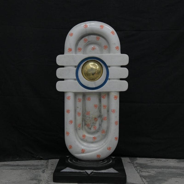 Religious sculpture titled 'Shiva And Shakti', 39x18x18 inches, by artist Ravi Mishra on Mixedmedia