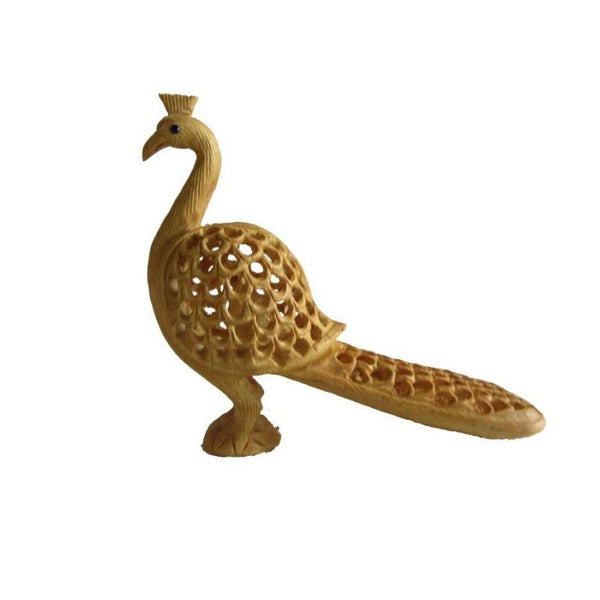 Sitting Peacock by Ecraft India | ArtZolo.com