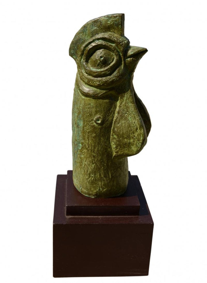 Animals sculpture titled 'The Morning Story', 11x4x4 inches, by artist Atish Mukherjee on Bronze