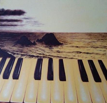 Photorealistic oil painting titled 'The Piano', 24x24 inches, by artist Saurab Bhardwaj on Canvas