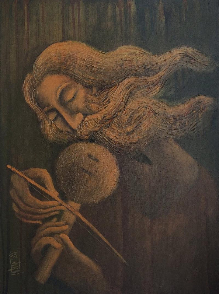 Tune Of Dreams painting by Uttam Bhattacharya