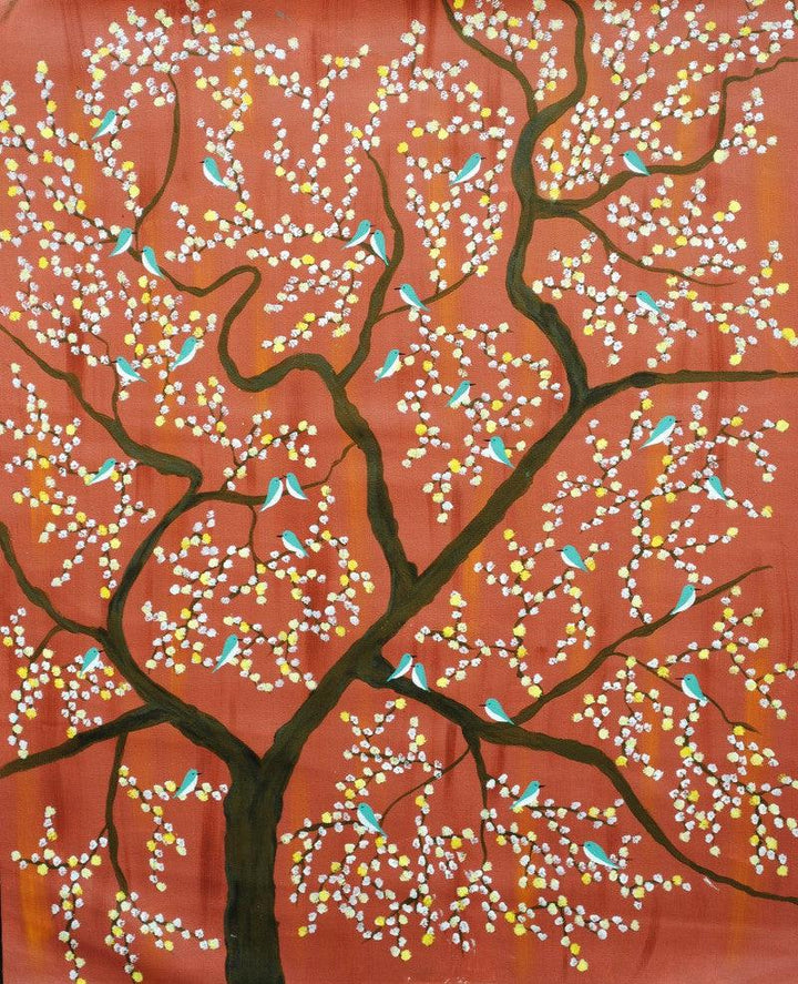 Nature acrylic painting titled 'Vanmesh Riza', 36x26 inches, by artist Sumit Mehndiratta on Canvas