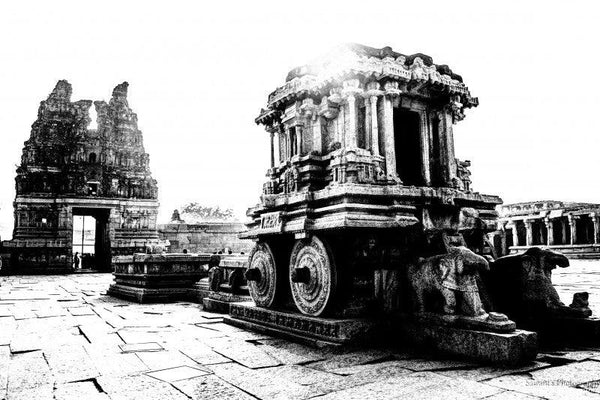 Other photography titled 'Vittala temple', 11x17 inches, by artist Sawant Tandle on