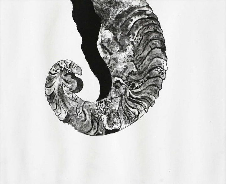 Animals printmaking titled 'Voiceless', 13x16 inches, by artist Divya Patwa on Paper