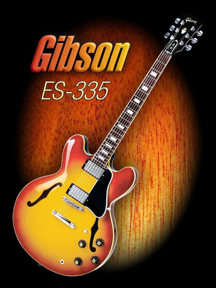 Music photography titled 'Wonderful Gibson ES 335', 15x11 inches, by artist Shavit Mason on