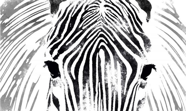 Abstract Digital Painting digital art titled 'Zebra', 22x36 inches, by artist Suraj Lazar on canvas